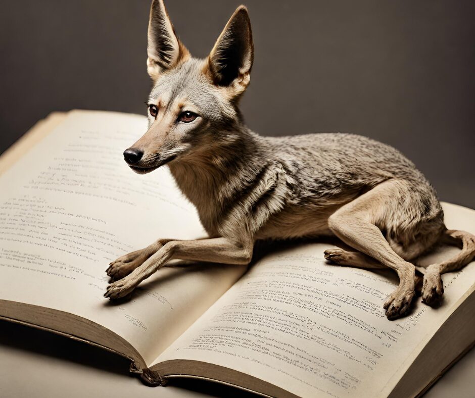 Szakal na książce - jako koncept dziennika szakala
